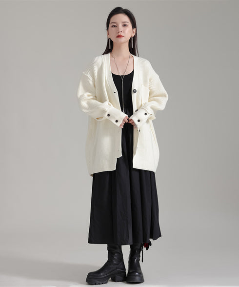 Rib Knit Cardigan